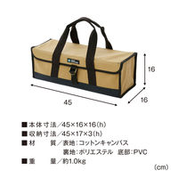 TENT FACTORY(テントファクトリー) ペグキャリーボックス ブラック TFCSPBOX 1セット（2個）（直送品）