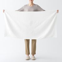 無印良品 ワッフル大判バスタオル（新） 70×140cm オフ白 良品計画