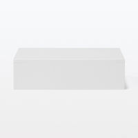 無印良品 再生ポリプロピレン入り 収納ストッカー 追加用 小 ホワイトグレー 約幅18×奥行40×高さ11cm 良品計画