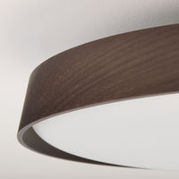 無印良品 LED木製シーリングライト 調光調色機能付 10畳 ダークブラウン MJ-CEW10D 良品計画