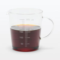 無印良品 耐熱ガラス メジャーカップ 200mL 約直径8×高さ9cm 良品計画