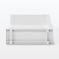 無印良品 再生ポリプロピレン入り 収納ラック 小 ホワイトグレー 約幅37×奥行26×高さ9cm 良品計画