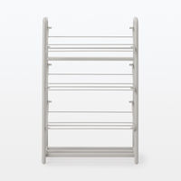 無印良品 スチールパイプシューズラック ウォームグレー 幅53×奥行29×高さ79cm 良品計画