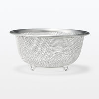 無印良品 ステンレス メッシュザル XXS 約直径11.5×高さ5.5cm 1セット（1個×6） 良品計画