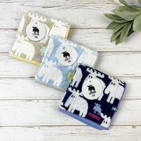 ニシオ moz タオル ハンカチ ブルー MZT6611BL 1セット(5枚)（直送品）