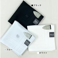 ニシオ POLO フォーマルハンカチ ブラック PLC001BK 1セット(5枚)（直送品）