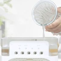 ファミリー・ライフ USBミスト付卓上ファン クールエアー ACアダプター付き a33083 1個（直送品）