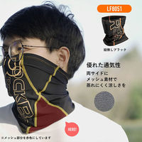 ロックブロス グラフィカルフェイスカバー(WB-011BK)紐ありブラック WB-011BK 1個 4570122012978（直送品）