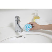 山崎産業 バスボンくん 洗面台スッキリポンポン抗菌 ブルー 1850000000Y5BL 1個（直送品）