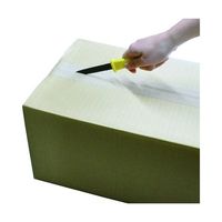 長谷川刃物 キャナリー 段ボールのこ ダンちゃん フッ素コーティングキャップ付き DC-190FC 1本 65-2573-63（直送品）