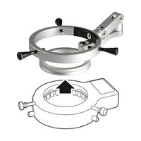 マイクロネット 実体顕微鏡用<4分割点灯>LED照明装置 (自在アダプター付き) 4シーズン 1セット 67-6434-63（直送品）