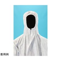 デュポン(TM)タイベック(R) アイソクリーン(R) 滅菌カバーオール(フード・ブーツ一体型)L 1着×20袋入 IC193DS-L（直送品）