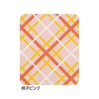 ケアファッション 食事用エプロン 格子 ピンク 38918 1個 65-9037-75（直送品）