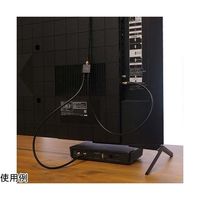 ホーリック アンテナ分配器 ケーブル一体型 50cm ブラック ネジ式コネクタ AP-720BB 1本 67-2507-69（直送品）