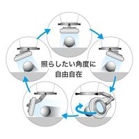 マイクロネット リング照明用(自在)アダプター 3DーAD(LED照明付き) 3D-AD+SIMPLE5 1セット 67-2520-21（直送品）