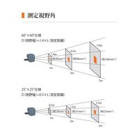チノー TPseries 小形熱画像センサ 体表面温度チェッカー TP-L0260ET 1個 67-4916-99（直送品）