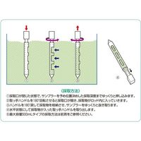 アイシス PEディスポオールレイヤーパウダーサンプラー非滅菌タイプ 3ポケット 100cmL 500mL 1個入 67-5203-40 1個（直送品）