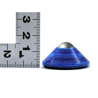 共立電子産業 丸型キャスター 青色 KP-15CAS-B 1個 67-5284-58（直送品）