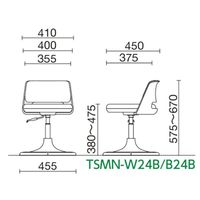 ノーリツイス メディカルソフトスツール(患者用) シトラスイエロー TSMN-W24BL 1個 9-1532-33（直送品）