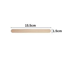 明海 木製スパチュラ 155×15mm 100本入 D41-03090 1箱(100本) 67-8735-93（直送品）