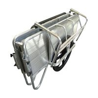 アルミス アルミ製大型折りたたみ式リヤカー AKO-200N 1台 67-8771-96（直送品）