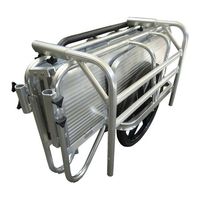 アルミス アルミ製折りたたみ式リヤカー AKO-100N 1台 67-8771-95（直送品）