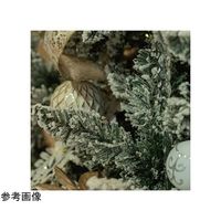 アズワン 【クリスマス飾り】クリスマスツリーセット スノーホワイト 高さ150×幅100cm 67-8935-90 1セット（直送品）