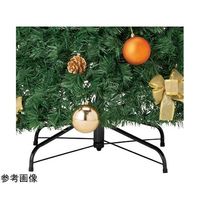 アズワン 片付け簡単!折りたたみクリスマスツリー ゴールド 高さ175×幅80cm 67-8936-49 1本（直送品）