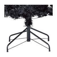 アズワン PVCクリスマスツリー ブラック スタンダード 高さ240cm 67-8937-64 1本（直送品）