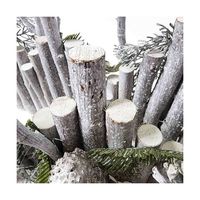 アズワン デコレーションウッドフェンス ツリー足元飾り ホワイト&グリーン 67-8938-11 1個（直送品）