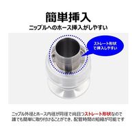 ホース継手(フェルール) ステンレス製 トヨコネクタ TC3ーFST型 適合ホース25ミリ 継手規格1.5S TC3-FST25-1.5S（直送品）