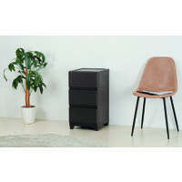 JEJアステージ　壁付デコニーシーヴォ3段　ダークブラウン　　1台