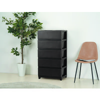 JEJアステージ　デコニーシーヴォワイド5段　ダークブラウン　　1台