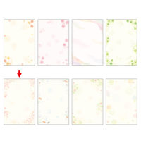 ササガワ 和柄用紙 和ごころ 枝桜 はがきサイズ 4-1120 1セット(20枚入)