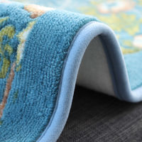 川島織物セルコン モリスデザインスタジオ インテリアマット 1800×500×8mm ブルーグリーン FT1702A_23BG 1枚（直送品）