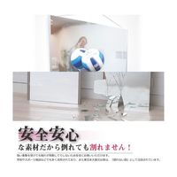 J.フロント建装 ジャンボ姿見ミラー 80×150cm シルバー RM-6-S 1個 65-0325-27（直送品）