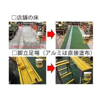 丸長商事 パワーテック 水性コート材 スベリ止め 1kg ブラウン 64-5076-33 1個（直送品）