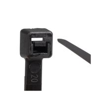 紺屋商事 結束バンド ケーブルタイ 屋外用 黒 100×幅2.5mm 100本入 01281110 1パック(100本)（直送品）