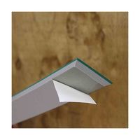 相模カラーフォーム工業 シーリングならし用ヘラ ならしヘラ ゴム付き 灰+緑 50mm×500mm 63-7935-81 1本（直送品）