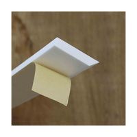 シーリングならし用ヘラ ならしヘラ のり付き テーパー加工 白 10mm×50mm×500mm 63-7935-85 1本（直送品）