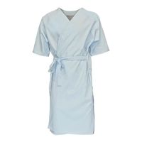 メディーズ 術前・術後衣(男女兼用) サックス フリー M862153-007 1枚 7-7058-11（直送品）