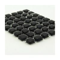 ミキ ガラスモザイクタイル ブラック MKG-1071 1個 63-7914-82（直送品）