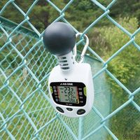 アズワン 黒球型携帯熱中症計 WB-123GT 1個 4-1659-11（直送品）