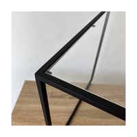 アズワン スチール脚コの字ディスプレイ ブラック 40cm角 68-0588-71 1個（直送品）