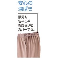 ケアファッション おしりスルッとカチオンライトパンツ ブラック LL(股下55cm) 89880 1枚 68-0988-46（直送品）