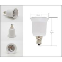 アズワン 口金変換アダプター E12→E26 1パック(5個入) 68-4049-64 1パック(5個)（直送品）