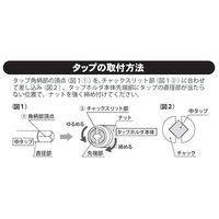 新潟精機 ラチェット式タップホルダ M3ーM8 RTHー2 1セット(2個)（直送品）