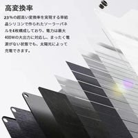 BigBlue Tech ETFEソーラー充電器 出力400W 防塵防水IP68 MC4ポート SP400 1台（直送品）