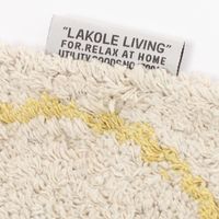 コットンタフトクッションカバー グレー LAKOLE/ラコレ