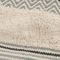 ヘリンボーンクッションカバー グリーン LAKOLE/ラコレ